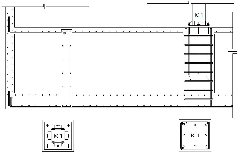 Load Bearing Structure AutoCAD Drawing Download