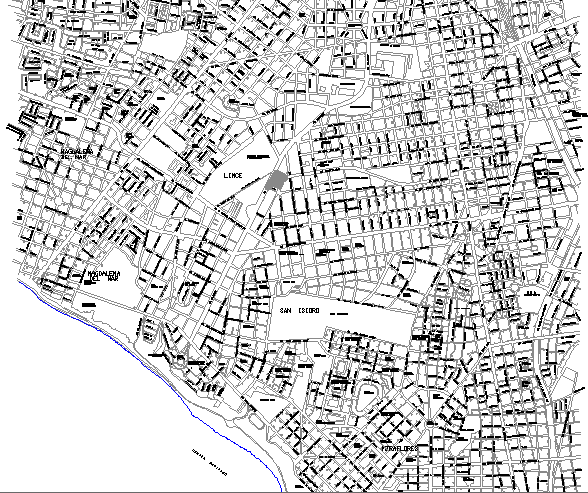Location map with site plan of offices of unique dwg file