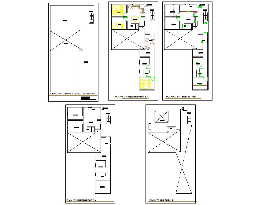 Lodging house plan layout file