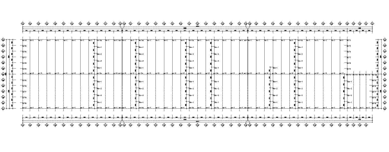 Long Span Steel Structure Design Free DWG Download