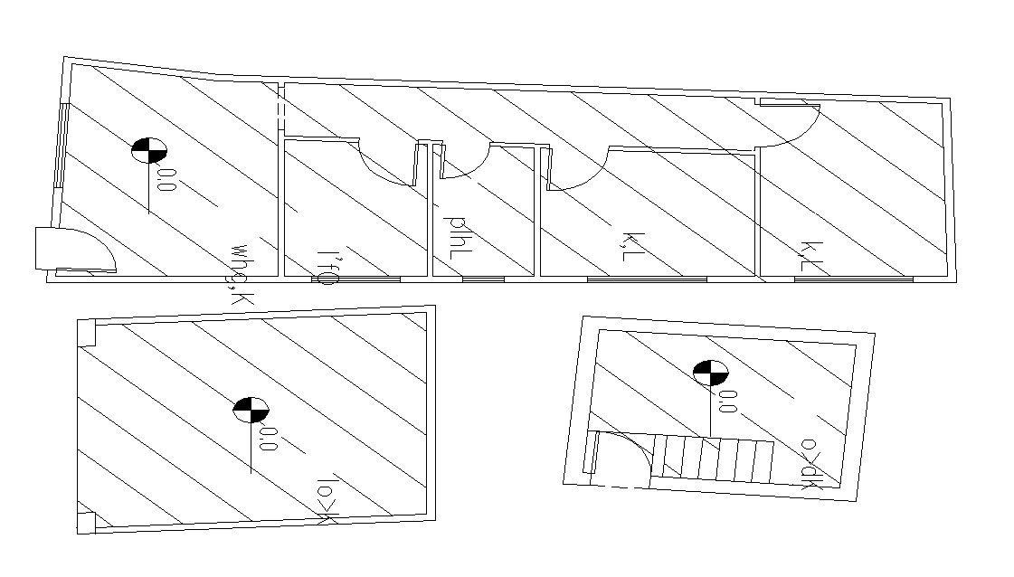 Longitude Planning Of Residential House Design Autocad File