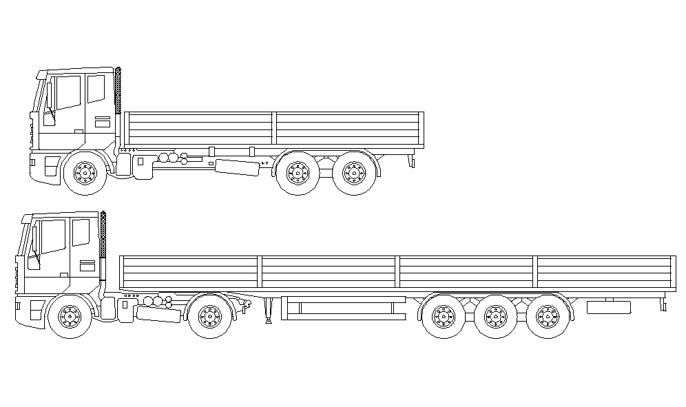 Lorry chase 2D design is given in this Autocad DWG drawing file.Download the Autocad model.