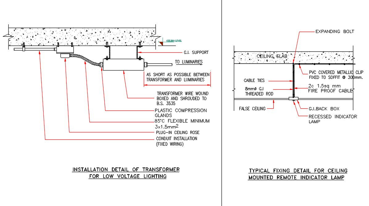 Low Voltage Lighting Transformer Autocad Drawing Free Download