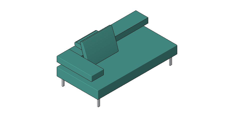 Luxuries single sofa set 3d block cad drawing details skp file