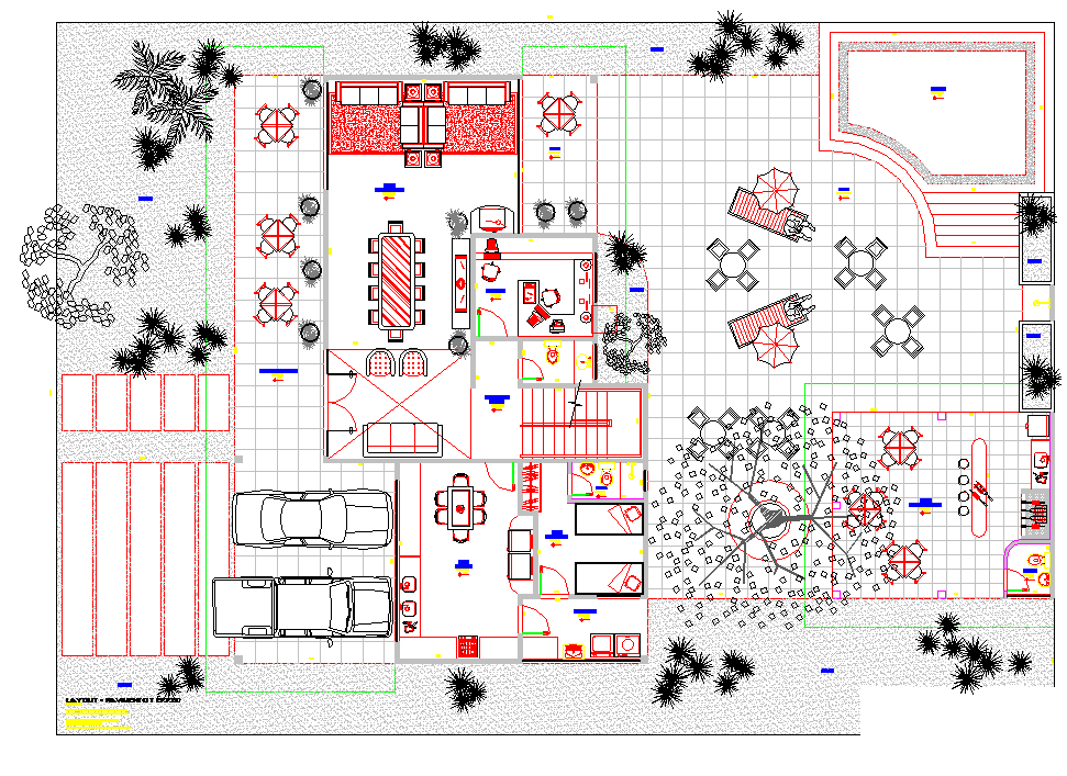 Luxurious House layout plan