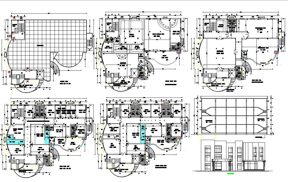 Luxurious Residential Project dwg file