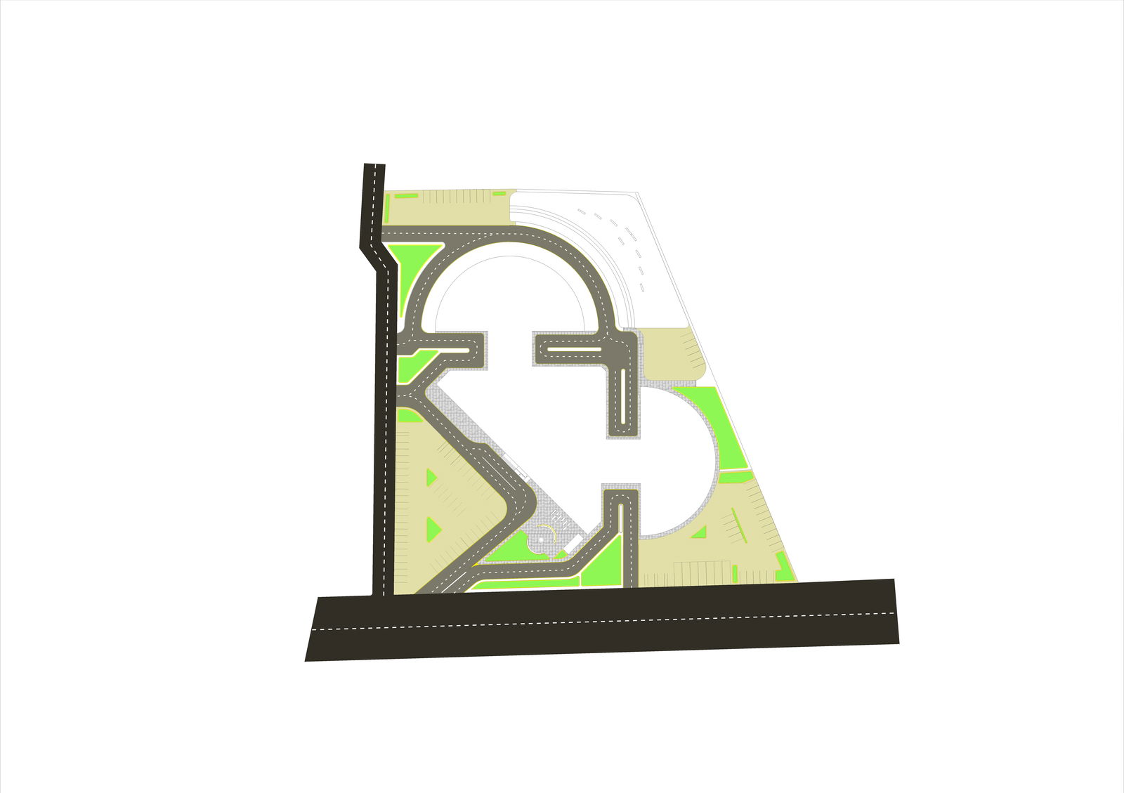 120 Bed Hospital Layout DWG IPHS Standard Design Drawing File