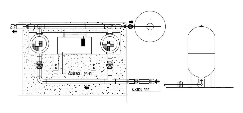Machine Units Design 2d AutoCAD Drawing Free Download