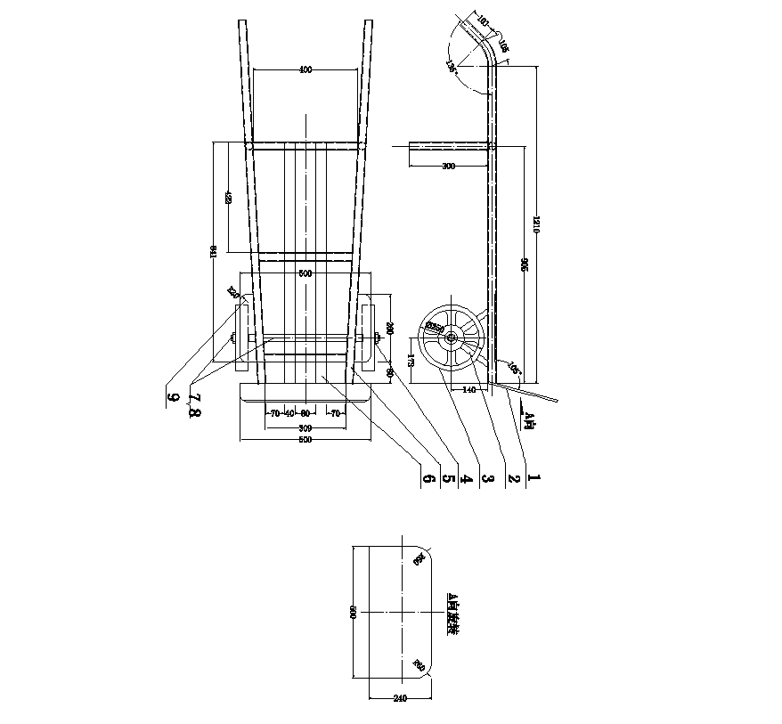 Machinery CAD structure detail elevation layout 2d view autocad file