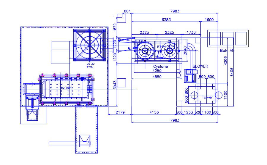 Machinery Room Design CAD Drawing Plan Download