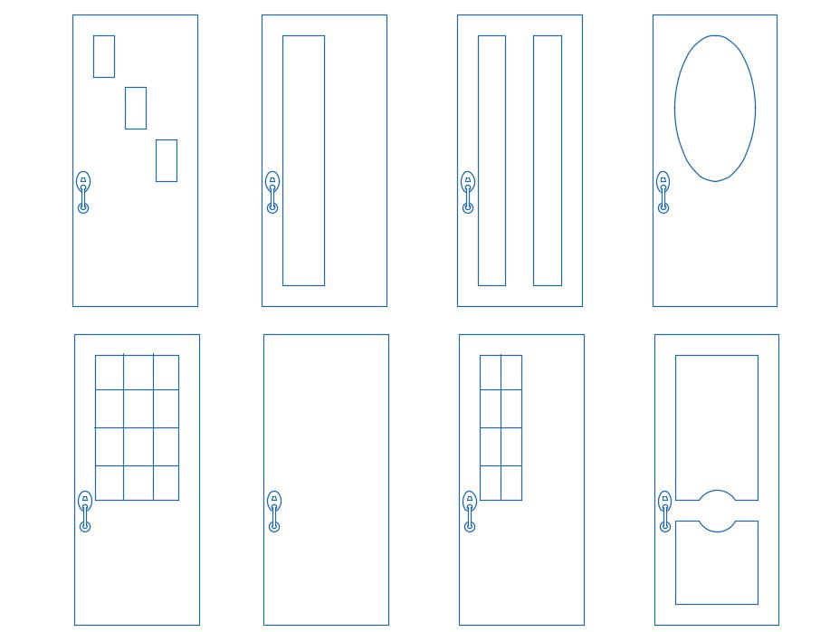 Main Door Elevation Drawing Free CAD Blocks