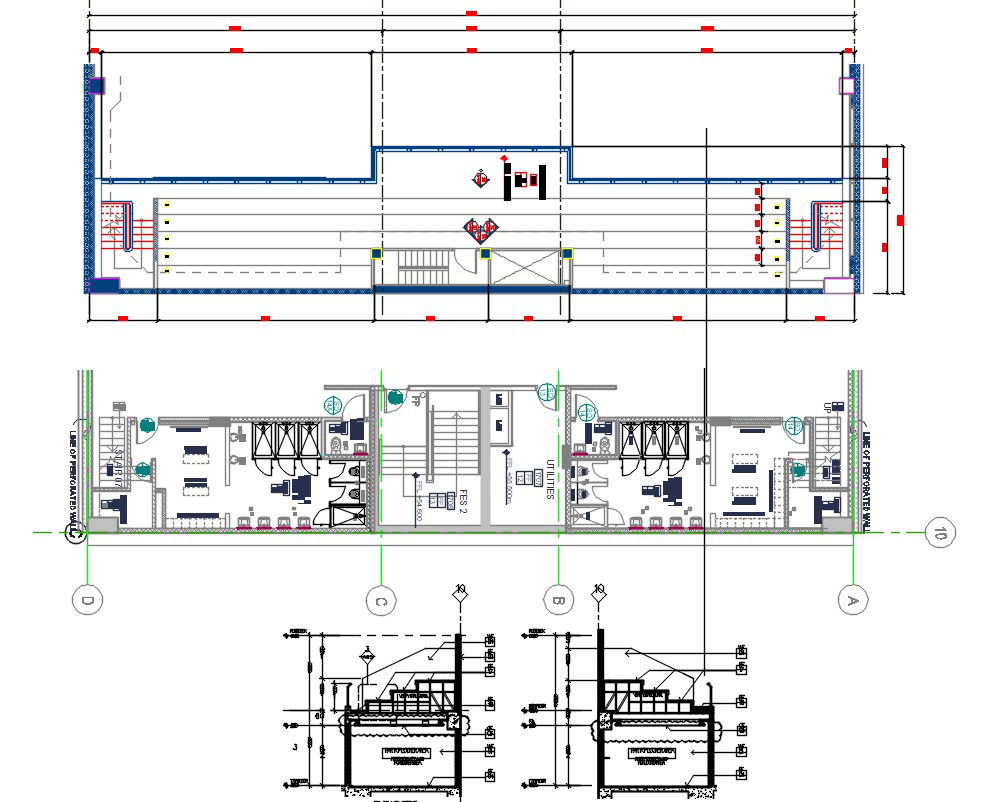 Male and Female Toilet Plans AutoCAD DWG File Download for Designers