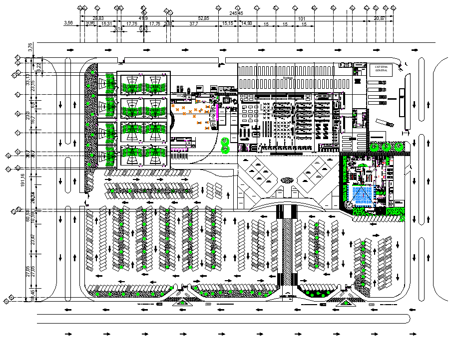 Mall planning layout file