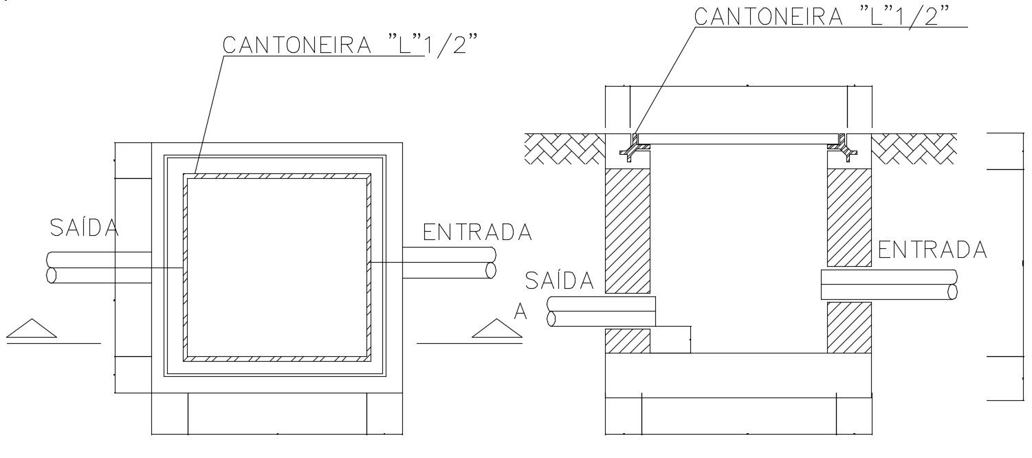 Manhole Sewer Chamber Design 2d AutoCAD Drawing Free Download