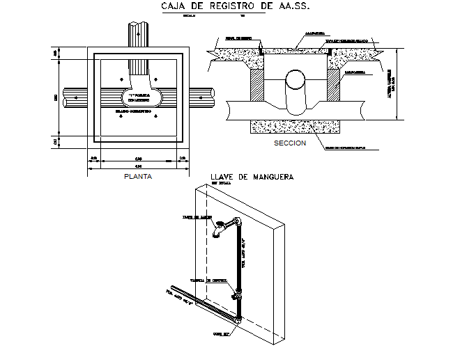 Manhole pipe detail dwg file