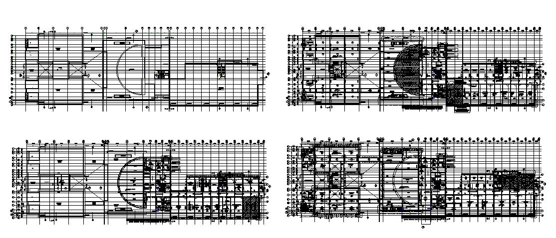 Mansarovar depo administrative building floor plan cad drawing details dwg file