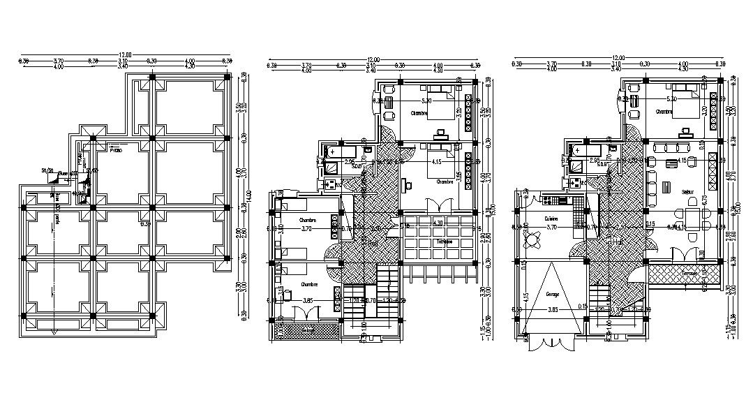 Mansion House Plan Design 2d Furniture Layout Plan