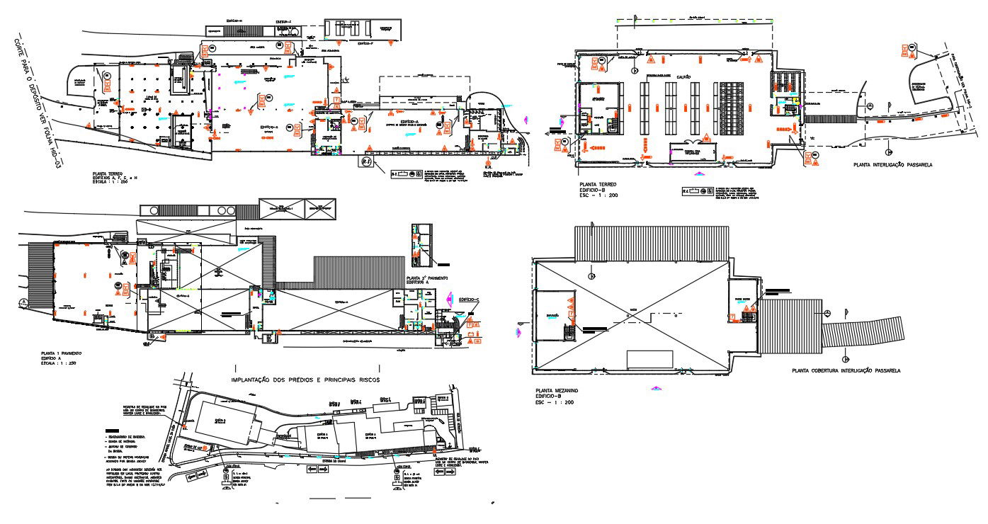 Manufacture Factory Plant Drawing DWG File