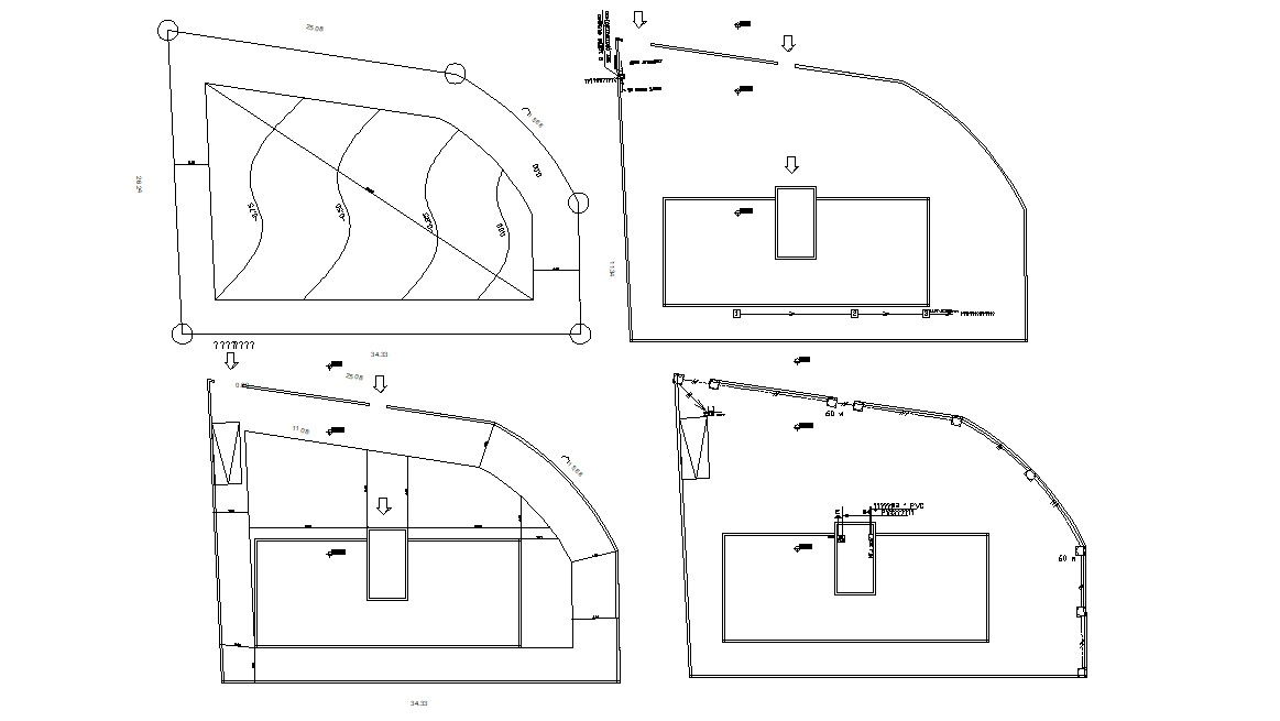 Many Master Plan Of house building layout CAD Drawing