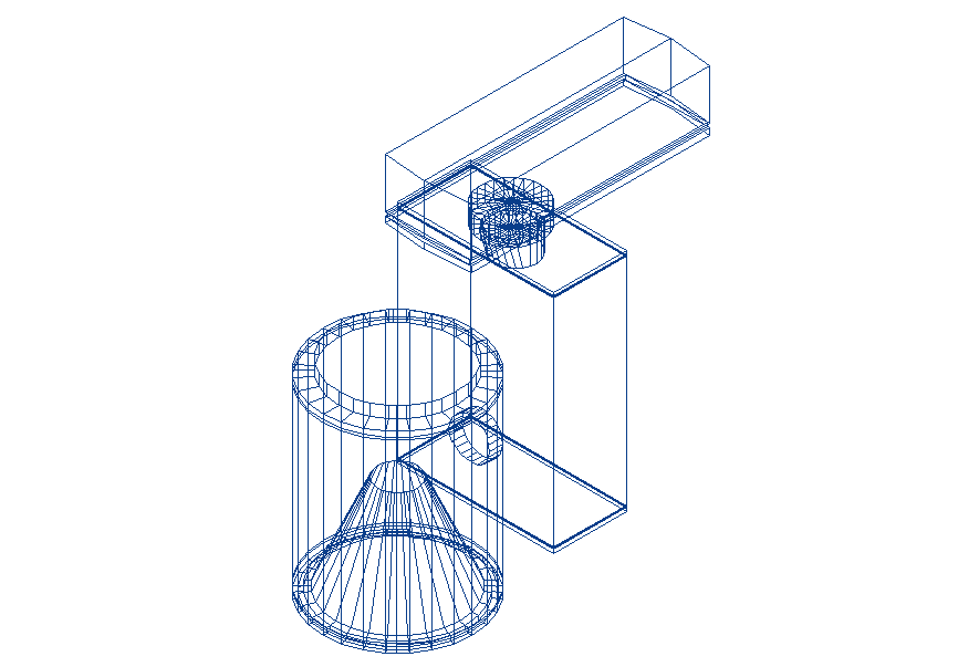 Marathon_Midi_G2 electrical 3d wire frame view dwg file