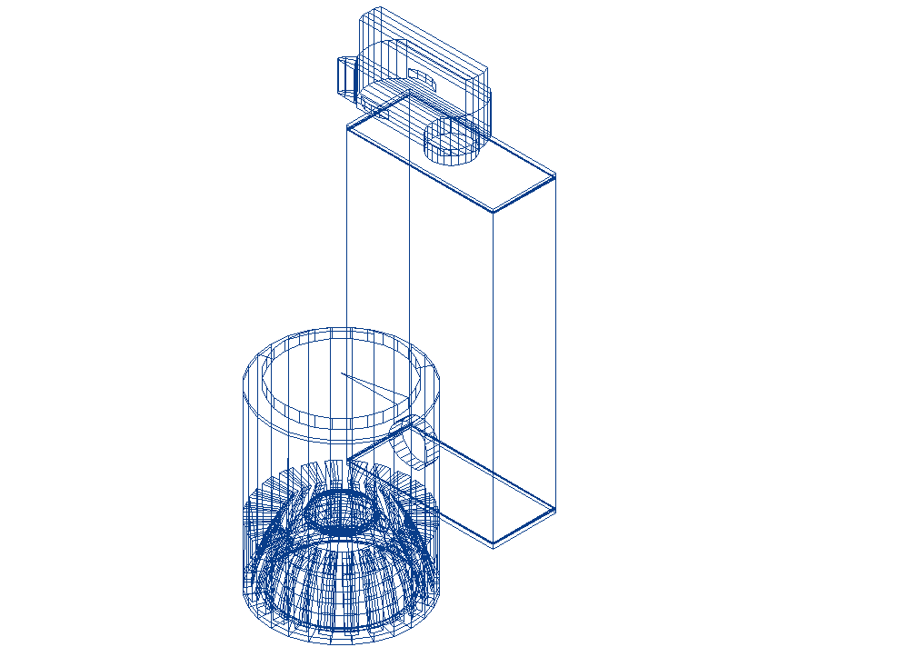 Marathon_T unable electrical 3d wire frame view dwg file