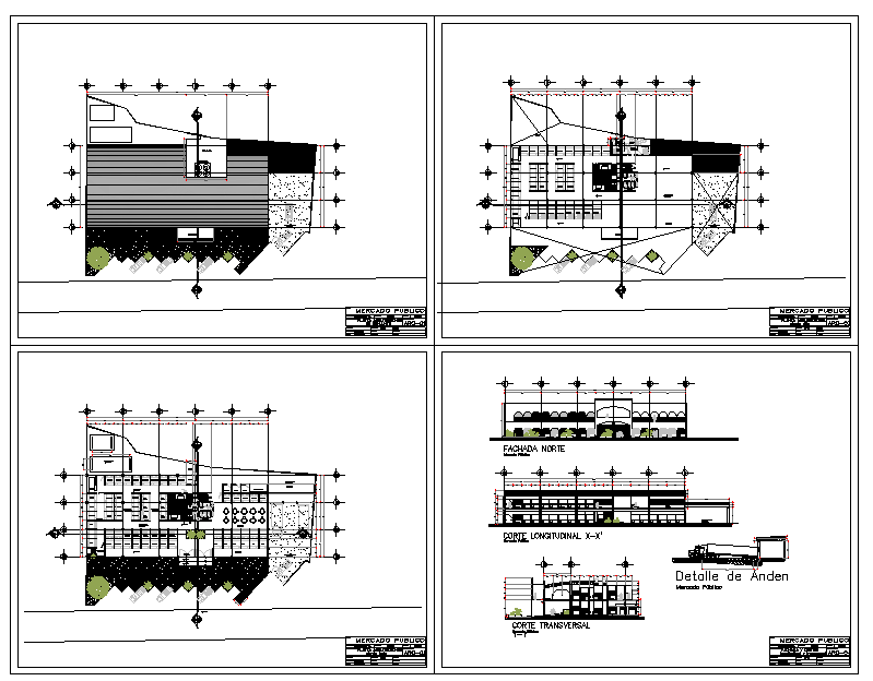 Market plan & Elevation design project