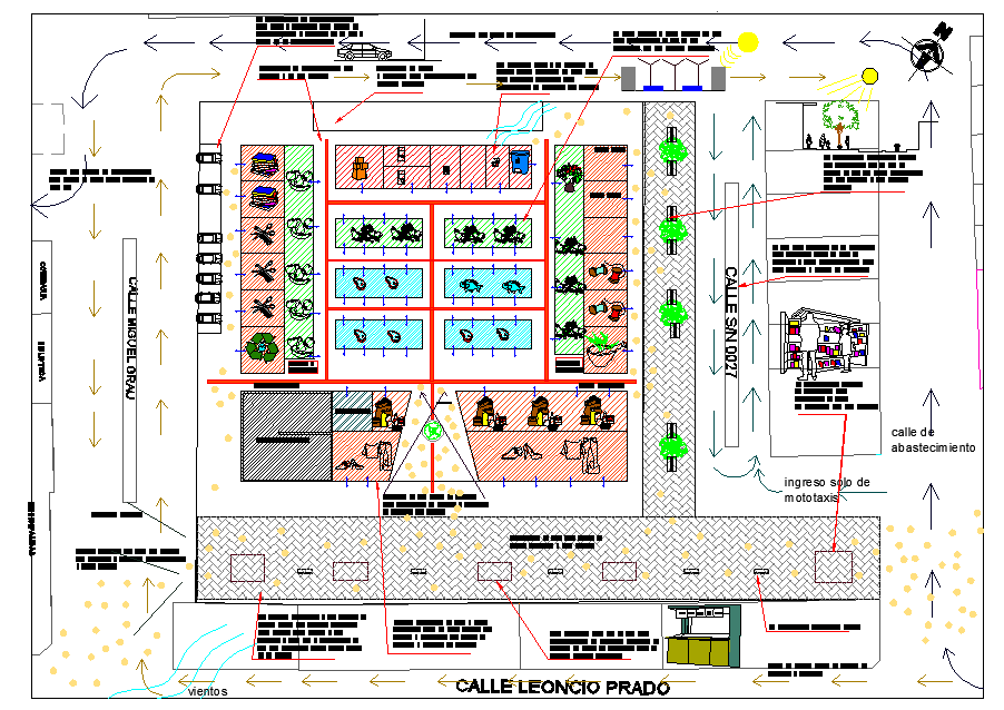 Marketer modelling plan detail autocad file