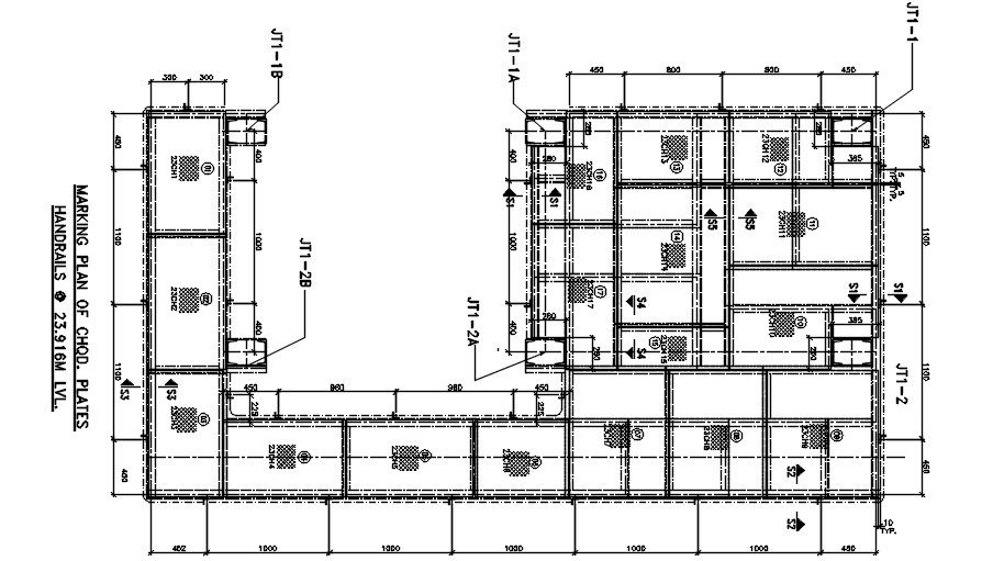 Marking plates detail file. Download autocad file | CADBULL