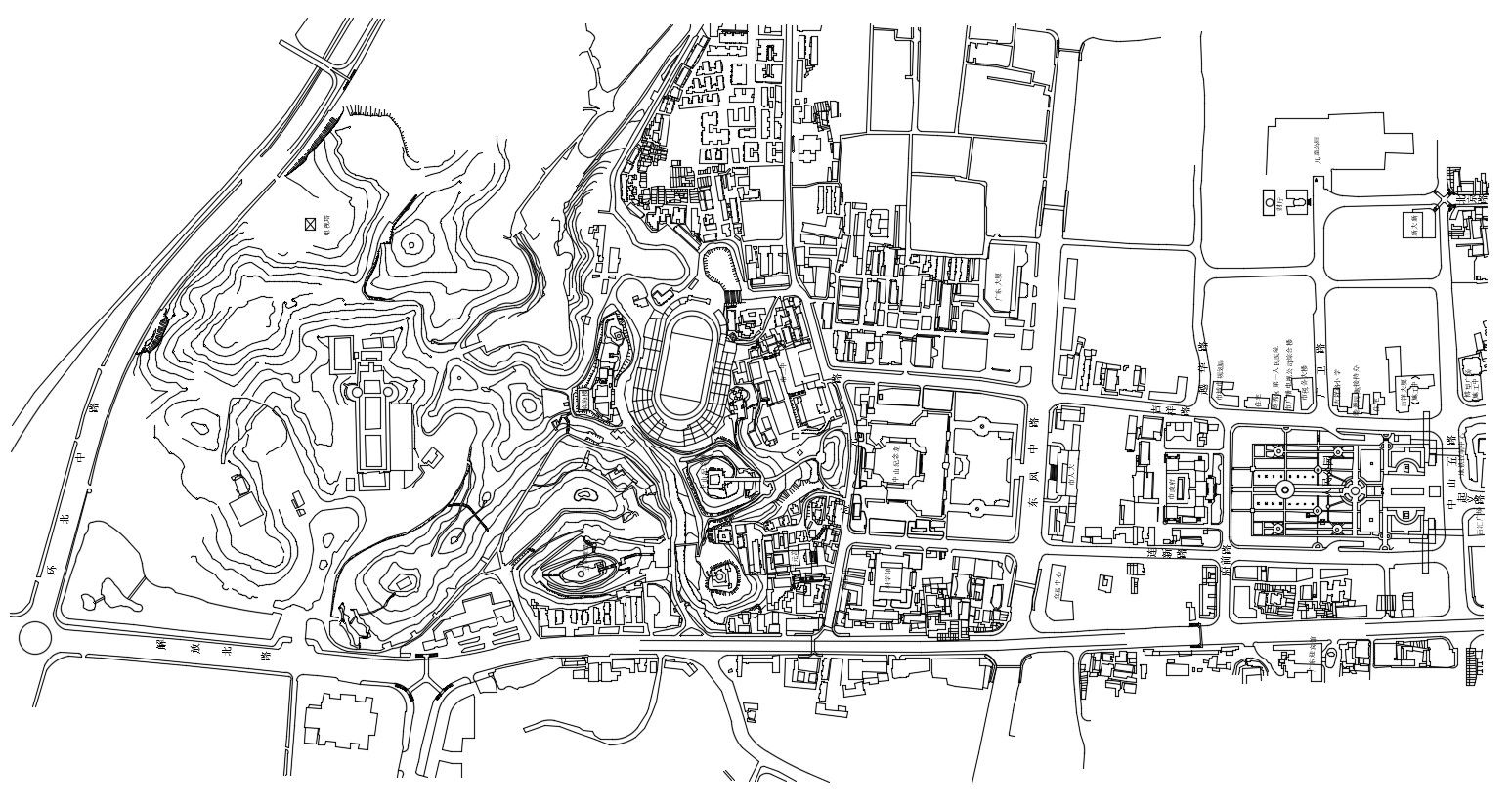 Master Key Plan Of Some Part Of City AutoCAD File Free