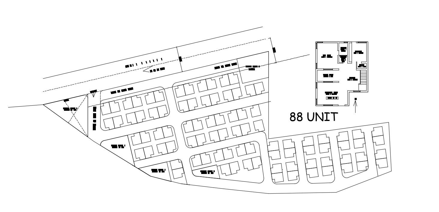 Master Plan details of Residential Plot area design