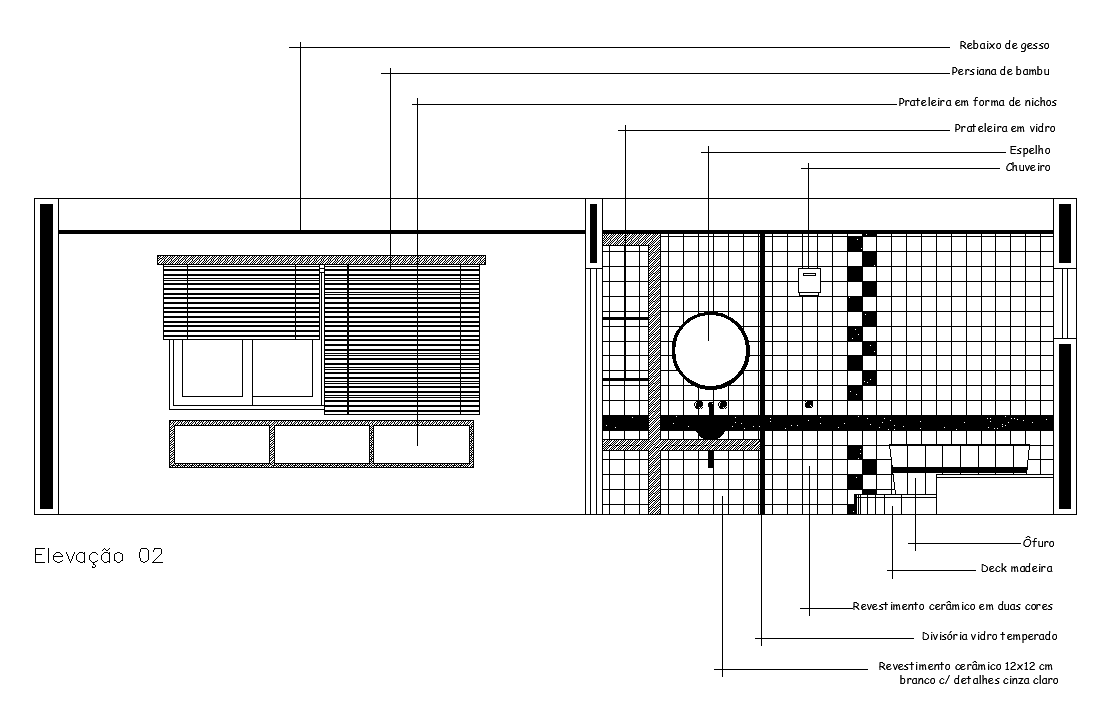 Master Bedroom Section CAD Drawing Download DWG File
