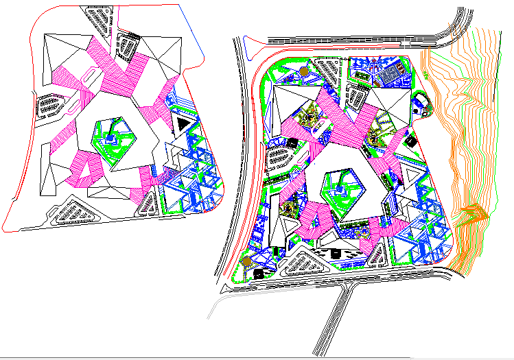 Masterplan of clubhouse