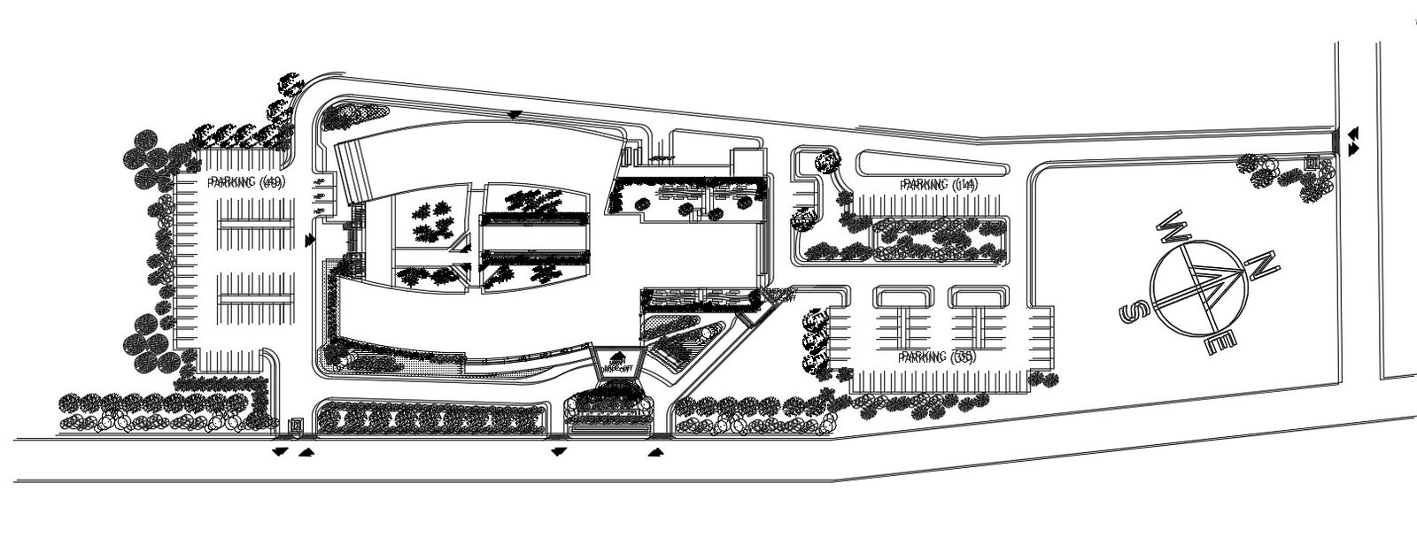 Master plan of site drawing described in this AutoCAD file | Download 2d autocad drawing file.
