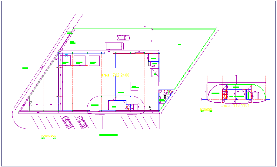 Mattress factory plan with enterprise plan dwg file