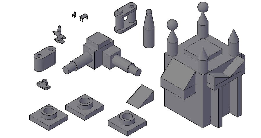 Mechanical Block 3D Model