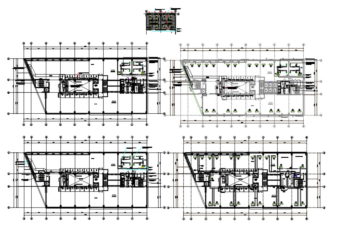 Mechanical Factory Floor Plan DWG File