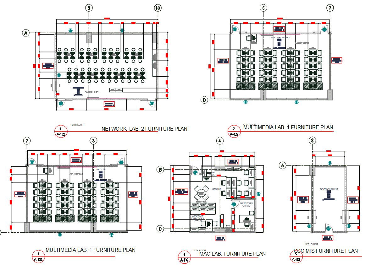 Mechanical Factory Plant DWG File