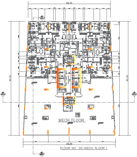 AutoCAD Format Mechanical Layout for Home Building