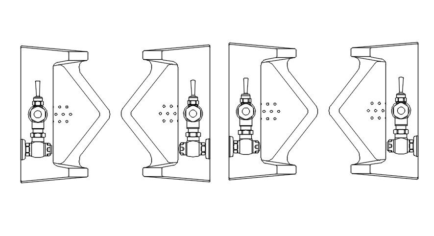 Mechanical component design in detail AutoCAD drawing, dwg file, CAD file