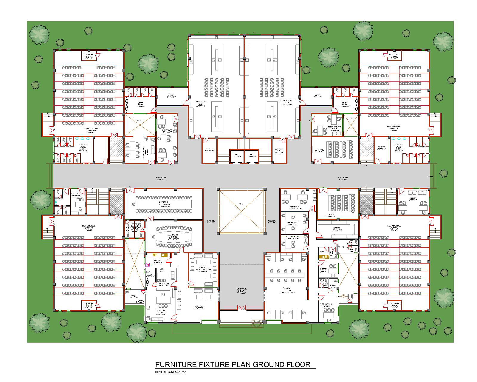 Download Medical College Ground Floor Plan AutoCAD DWG PDF File