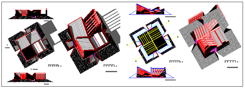 Meeting center for school design drawing