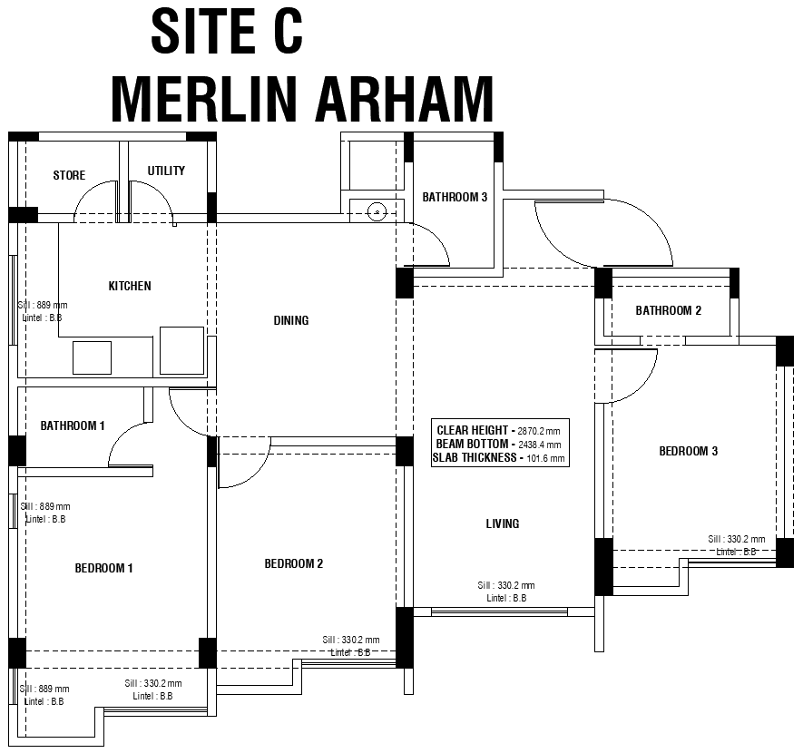 Merlin arham sample site in ahmedabad for student project dwg autocad drawing .