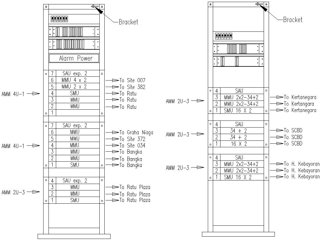 Meter box of tower in detail AutoCAD drawing, dwg file, CAD file