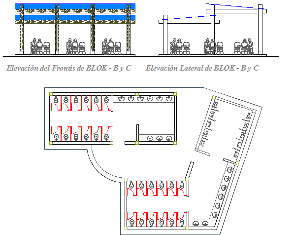 Metro hyper market shopping center design auto-cad details dwg file