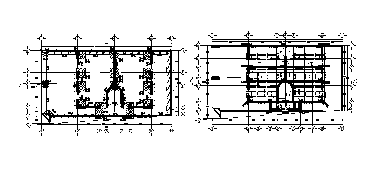 Metro foundation details are given in this 2D Autocad DWG drawing file. Download the 2D Autocad drawing file.