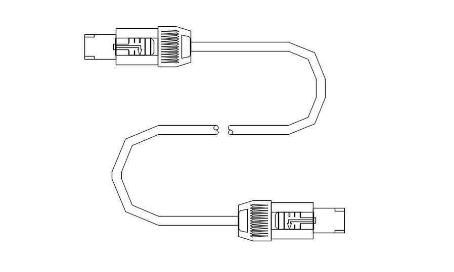 Mic cord design in AutoCAD 2D, dwg file, CAD file