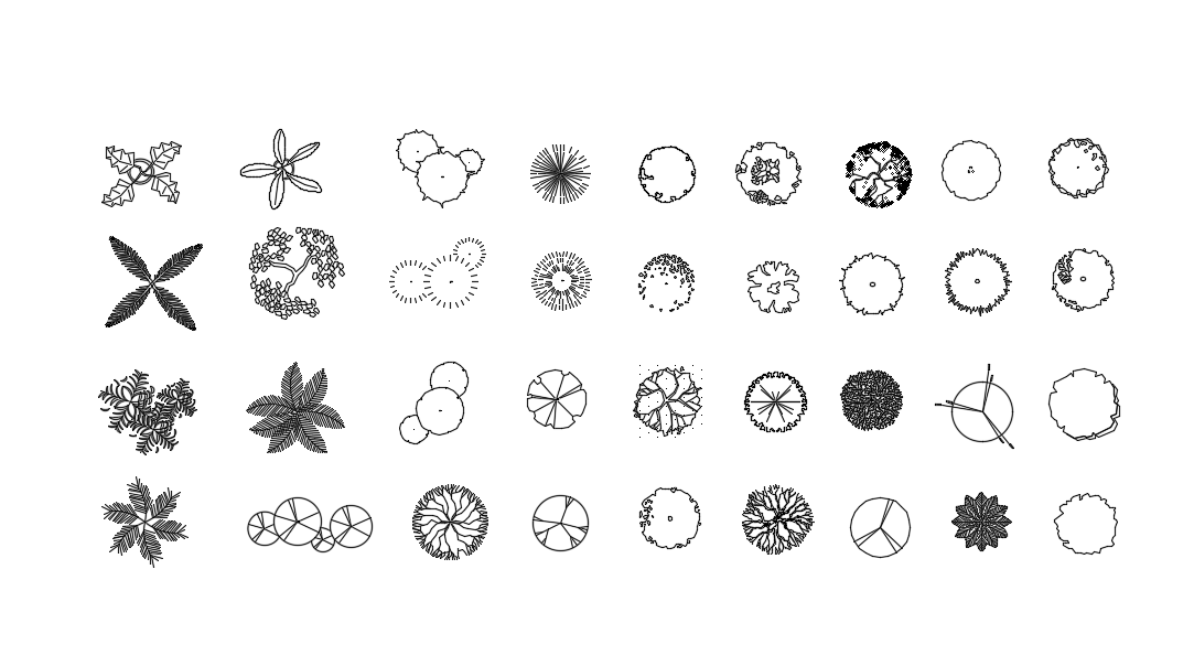 Micro trees designs are given in this Autocad drawing file. Download now.
