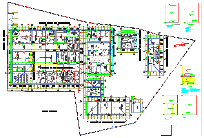 Mini Hospital design drawing