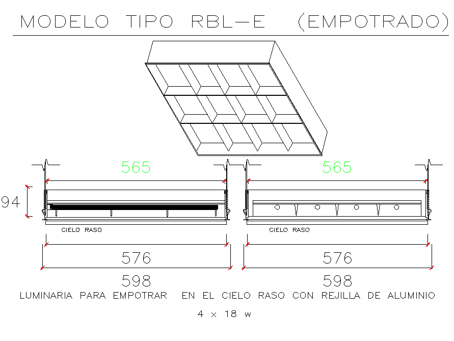 Model type detail dwg file