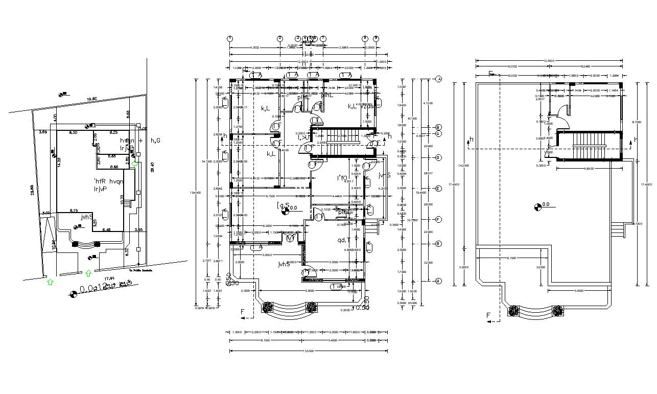 Modern Architectural Planning of Residential Building Design CAD